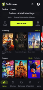 Onstream best movies streaming apps 